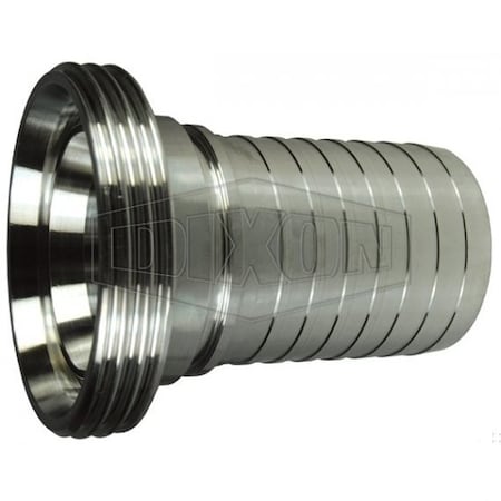 Dixon Holedall DIN External Crimp Stem, 2-1/2 in Nominal, MNPT, 316 SS, Domestic HA0237